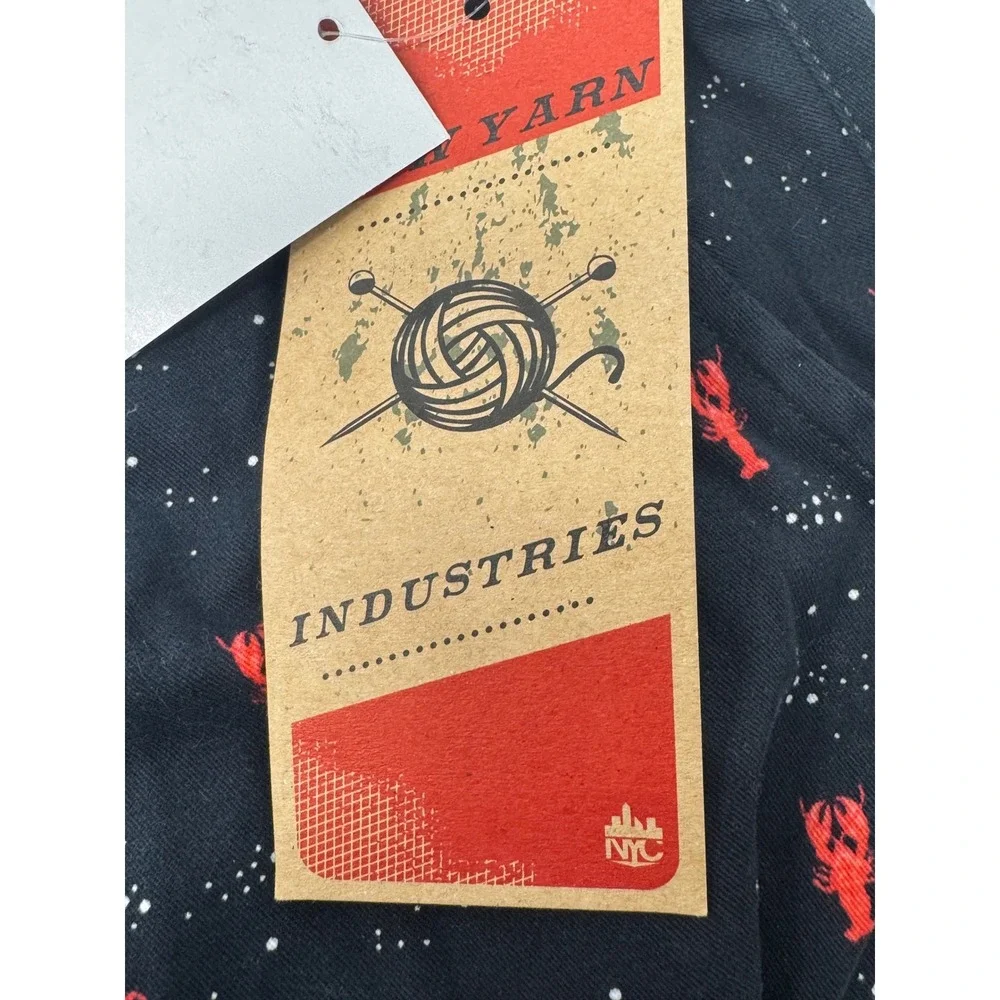 Raw Yarn Industries NYC Men's Black Lobster Print Shorts Size 40‎ Belted